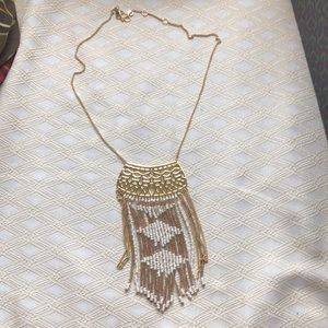 Stella and Dot statement fringe necklace